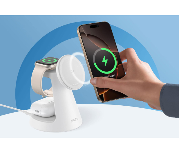 Anker MagGo Wireless Charging Station 3-in-1 Dock Stand - 1371545 - zdjęcie 3
